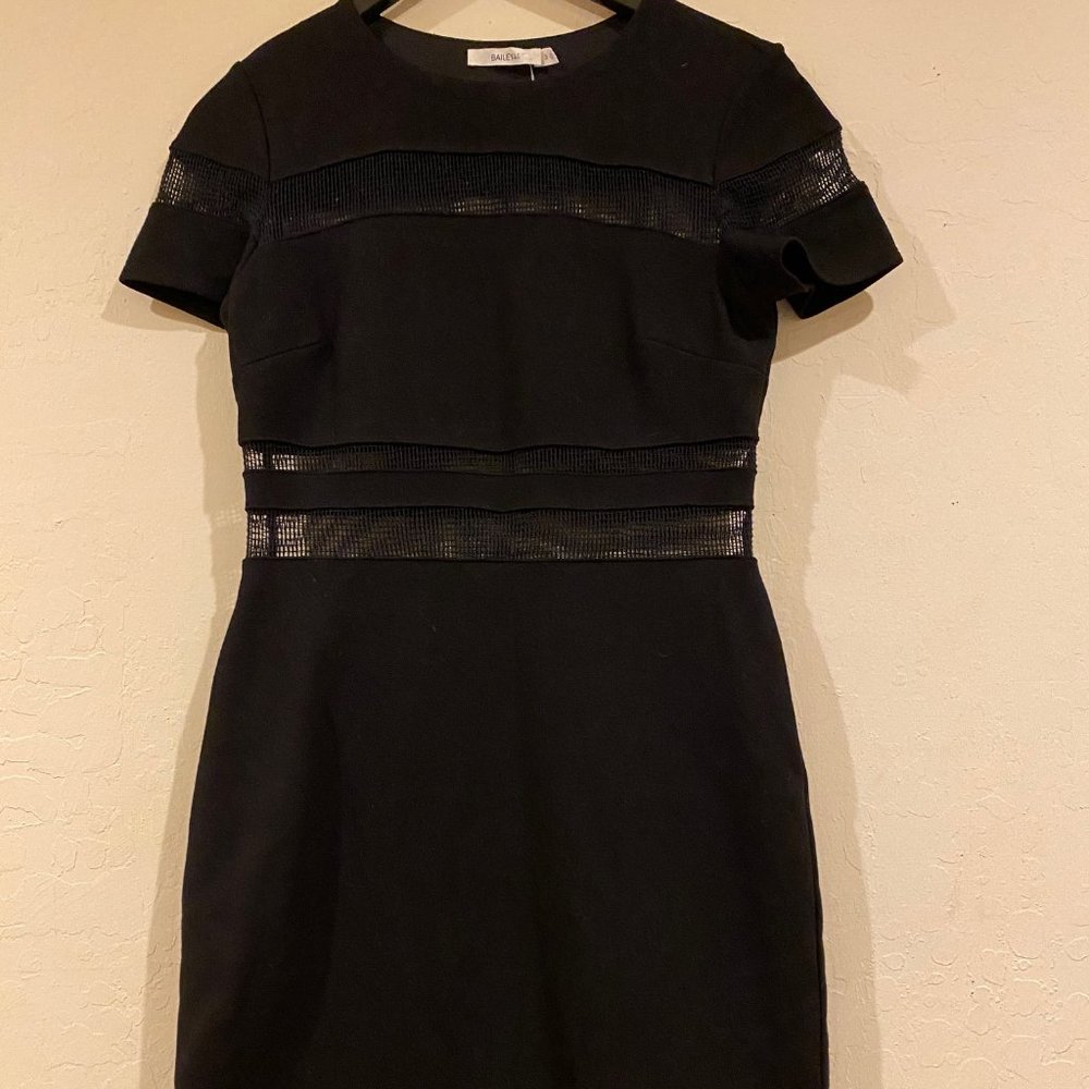 Bailey 44 decompression black mesh dress - Size M